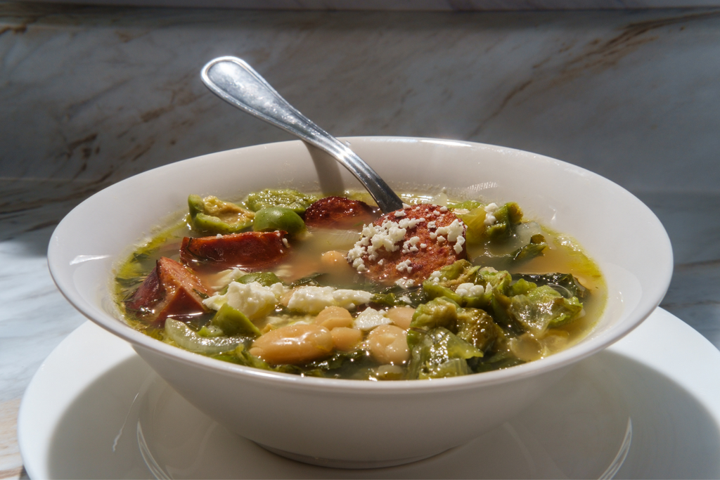 Beans & Greens Recipe | A Delicious Mediterranean Superfood Soup