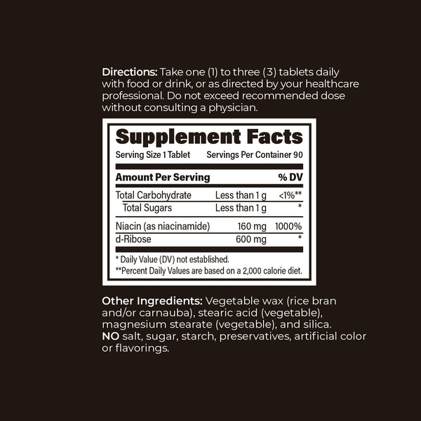 Riagev®-SR™ Ribose & Niacinamide