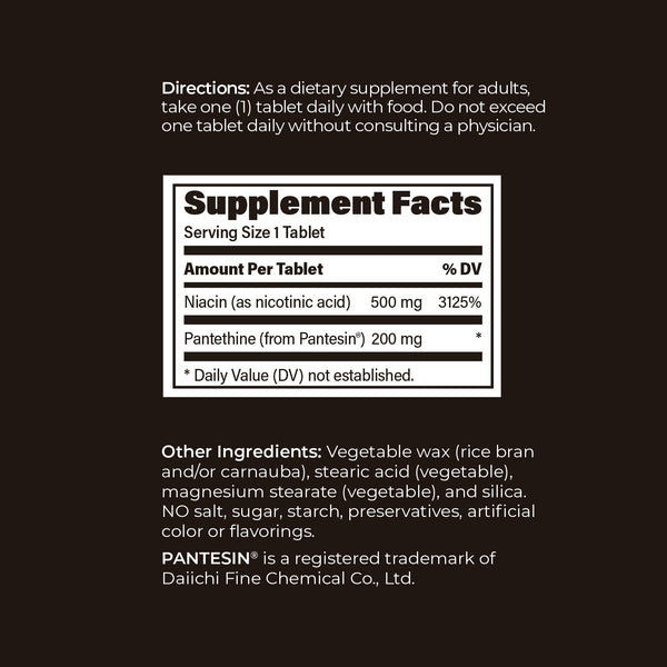 ENDUR-THINE® Niacin – Pantethine