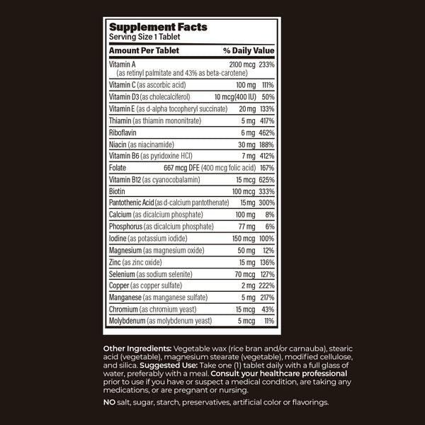 Endur-VM® Multivitamin & Mineral (Without Iron)