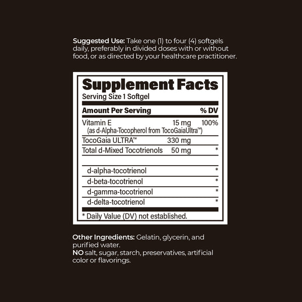 Mixed Tocotrienols with Vitamin E (Bio-Enhanced)