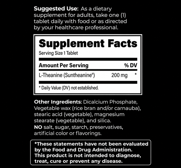 Suntheanine® SR 90 tablets