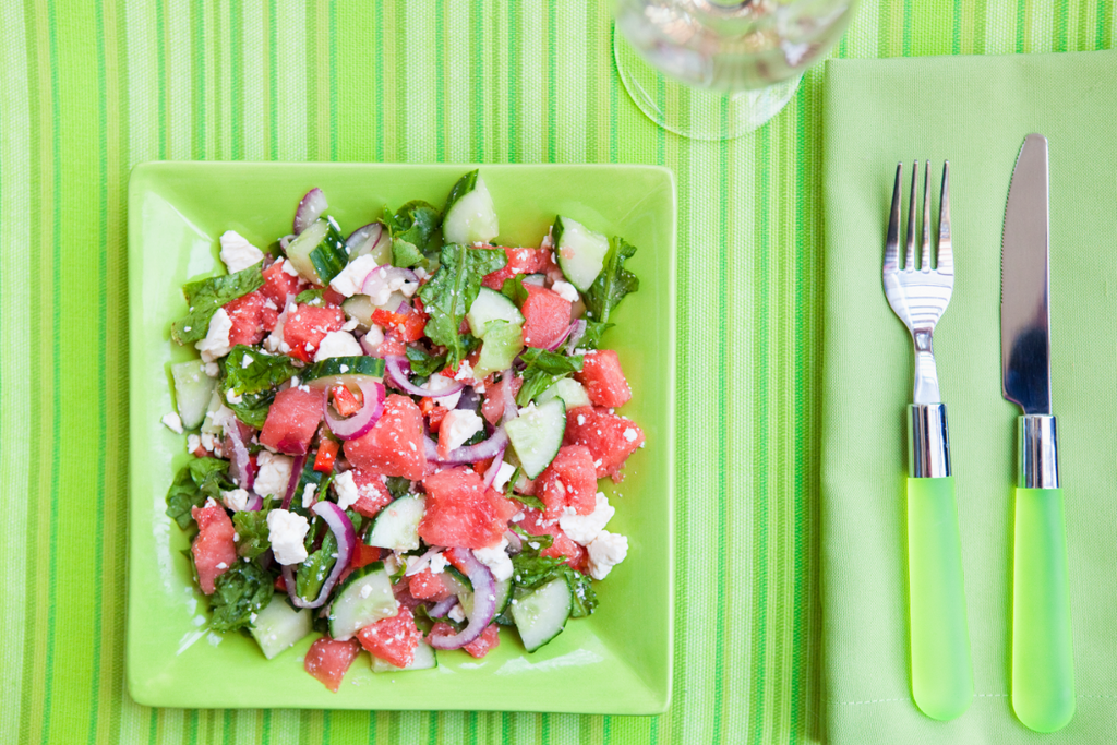 The Ultimate Watermelon Cucumber Salad
