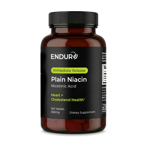 Plain Niacin (Nicotinic Acid)